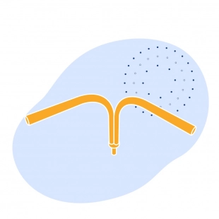 Кронштейн консольный двухрожковый К2К-1.5-1.5-180