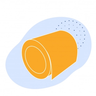 Рулон с полимерным покрытием 0.6 мм ПВХ ГОСТ 34180-2017