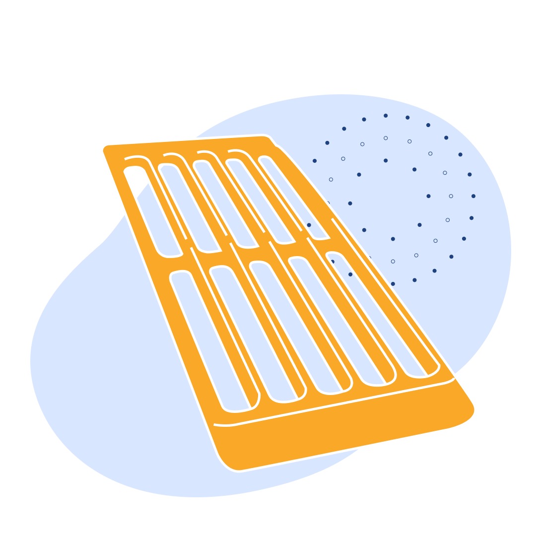 Чугунный колосник 400 мм СЧ18