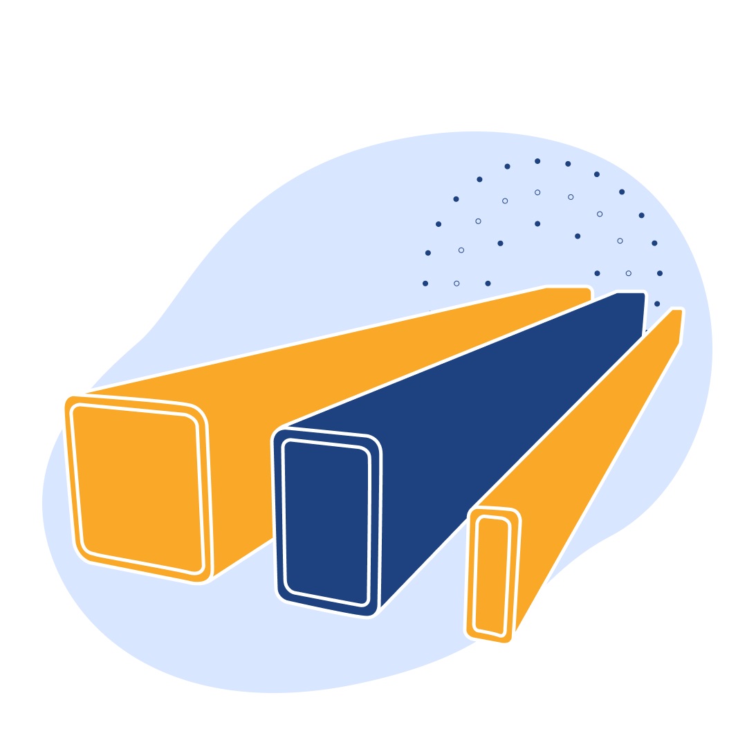 Труба профильная нержавеющая прямоугольная 100х80х6 мм AISI 430