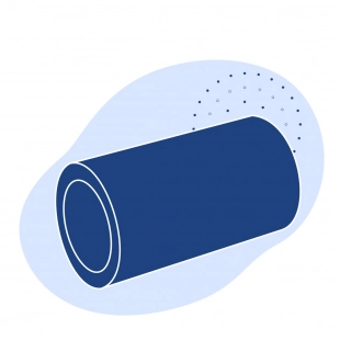 Полиэтиленовая газовая труба 560х50.9 мм SDR 11 ПЭ 80 желтая