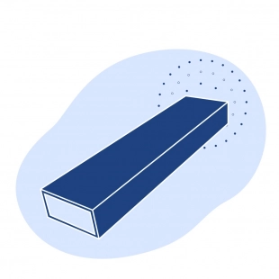 Труба стальная профильная прямоугольная 240х120х9 мм 09Г2С ГОСТ 32931-2015