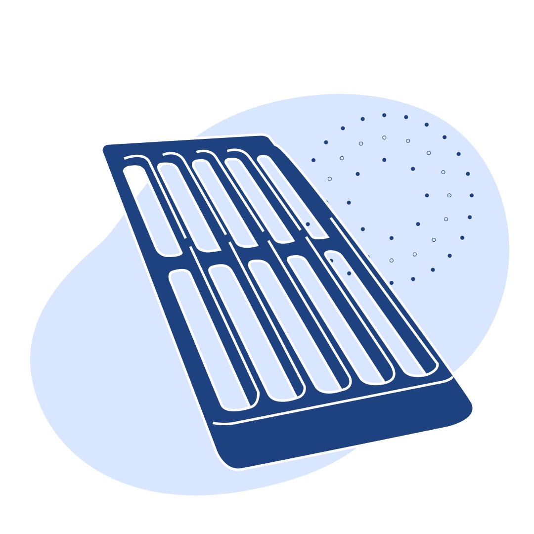 Чугунный колосник 400 мм СЧ18