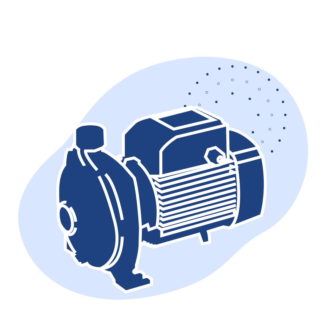 Насос с ДВС МП-22/25Д Ампика МП