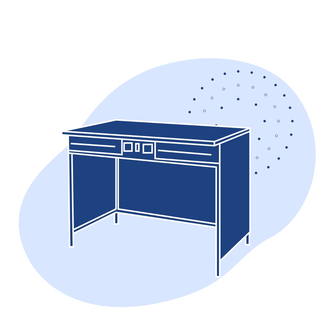 Стол электрифицированный 1200 ЛТя ЛАБ Trespa 1200х600х850 мм