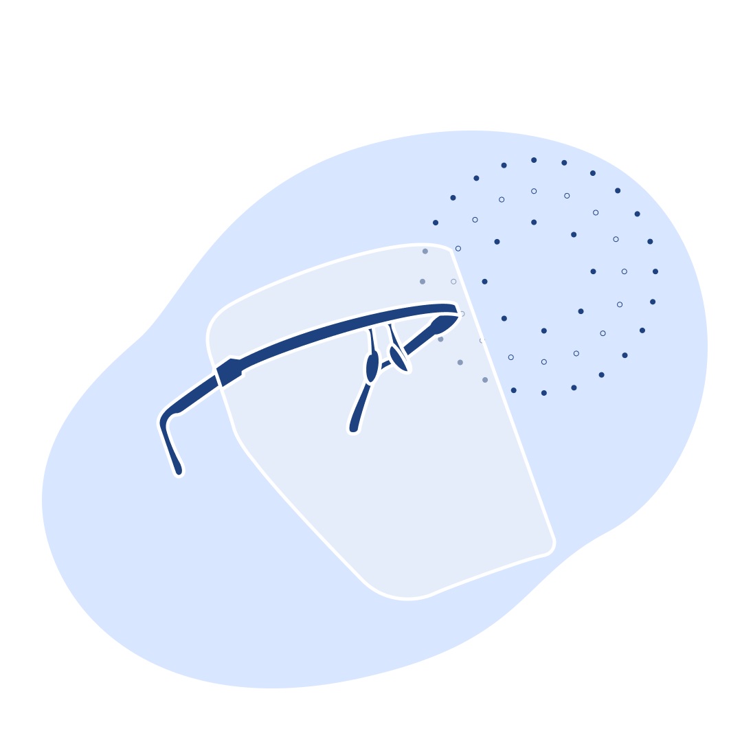 Защитный экран модель 5891 прозрачный (РС)